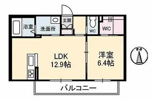 シエル・クレール【1階】の間取り