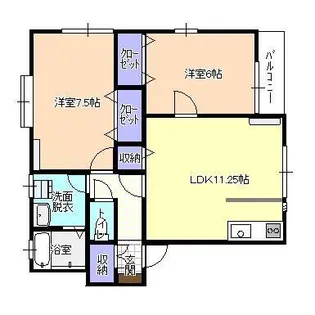 ライフ28【1階】の間取り