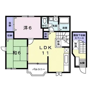 エスポワールN【2階】の間取り
