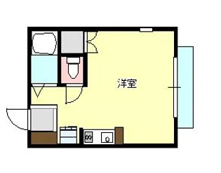 セイントピア茅ヶ崎9 101【1階】の間取り