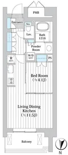 アビティグランデ砧【2階】の間取り
