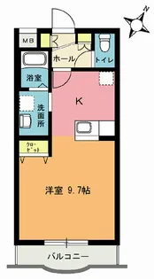 エクスバルサンフラワー【3階】の間取り