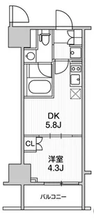 ザ・ライオンズフォーシア町屋【4階】の間取り
