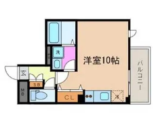 レジデンスサルバトーレ【3階】の間取り