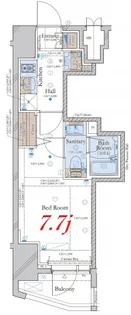 コンシェリア大崎 <TOKYO PREMIUM>【7階】の間取り