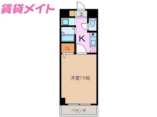SHINONOMEハイツ【4階】の間取り