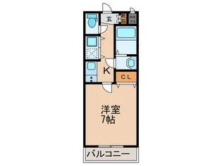 ウインズコ-ト荘園【2階】の間取り
