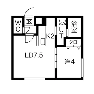 クレアメゾン発寒南イースト【1階】の間取り