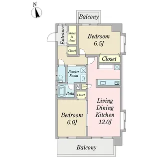 ラフィナート【2階】の間取り
