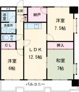 デスペランサ【3階】の間取り