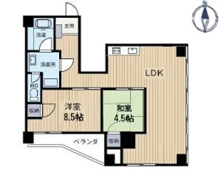 第二耐火ビル【3階】の間取り