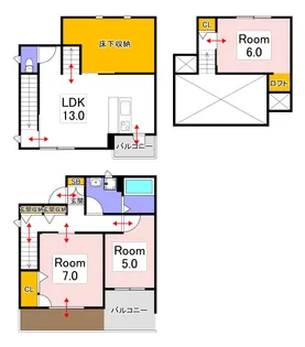 スラッシューNの間取り