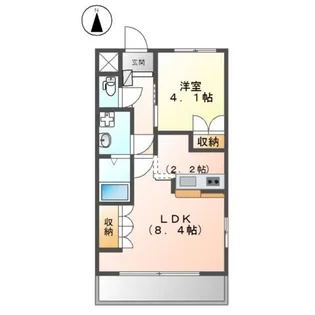イーストピア【2階】の間取り