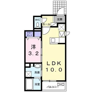 リッツコート【1階】の間取り