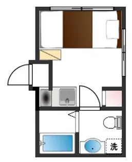 Smart Residence IoTele 初台【5階】の間取り