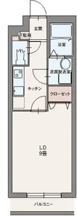 アロッジオ淵野辺1【2階】の間取り