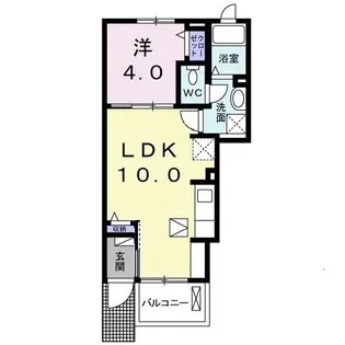 しいの木B【1階】の間取り