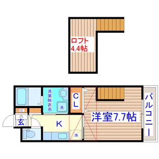 ブランニュー II番館【2階】の間取り