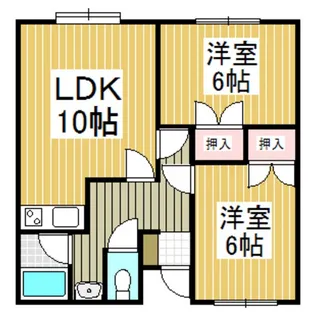 セフティ2【2階】の間取り