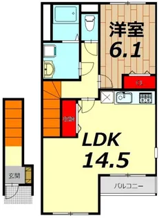 Grandeur M【2階】の間取り