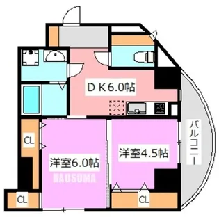ハイツグレース【10階】の間取り