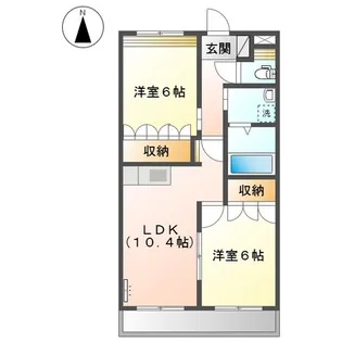 フォンテーヌ【1階】の間取り