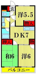 ドミ・ボヌール【3階】の間取り