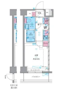ジェノヴィアお花茶屋IIスカイガーデン【1階】の間取り