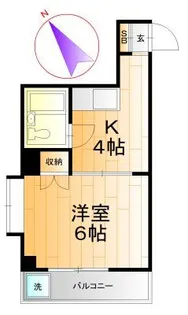 モンテビスタ【4階】の間取り