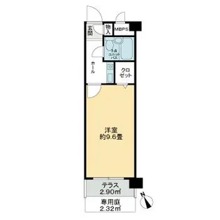 ライオンズマンション名大ウエスト【1階】の間取り