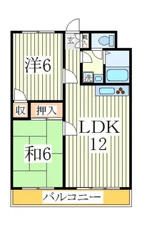 コーポ天子山NO1【1階】の間取り