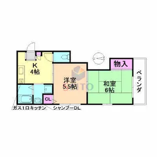グランド・セゾンA【3階】の間取り
