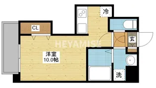 Apartment Grus Okamachi【3階】の間取り