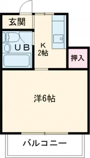 メグミハイツ【2階】の間取り