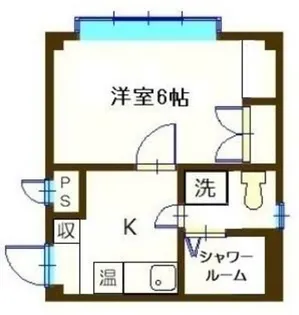 パレス相模大野【4階】の間取り