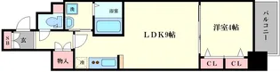 セオリー天神橋アベニール【6階】の間取り
