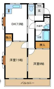 ラフレシアハイツ【2階】の間取り