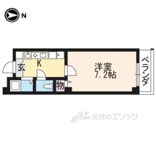 ルーセント御薗橋【2階】の間取り
