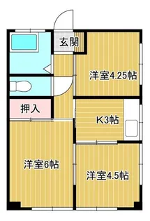 諸星アパート【2階】の間取り