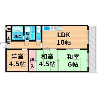 カサエスカーラ【1階】の間取り