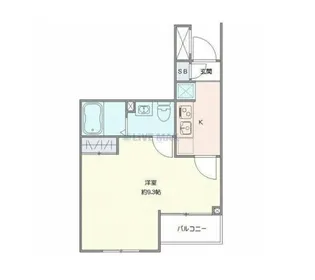 クラスタ笹塚【2階】の間取り