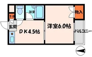 エステートTSUKUI【3階】の間取り