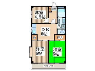 ラリ-マンション【4階】の間取り