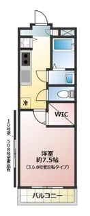 プロスペリタW【4階】の間取り