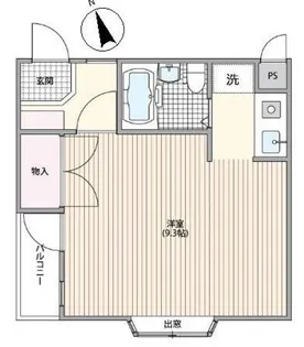 ロイヤル国立第一ビル【2階】の間取り