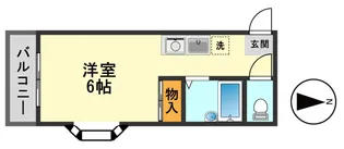 ガーデンシティ21【4階】の間取り