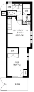 ビバリーホームズ戸越公園II【1階】の間取り
