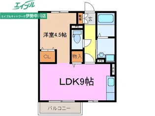 GLORY A【1階】の間取り