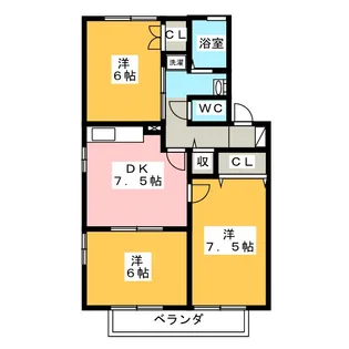 Chateau A棟【1階】の間取り