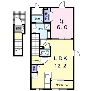 グランツ【2階】の間取り